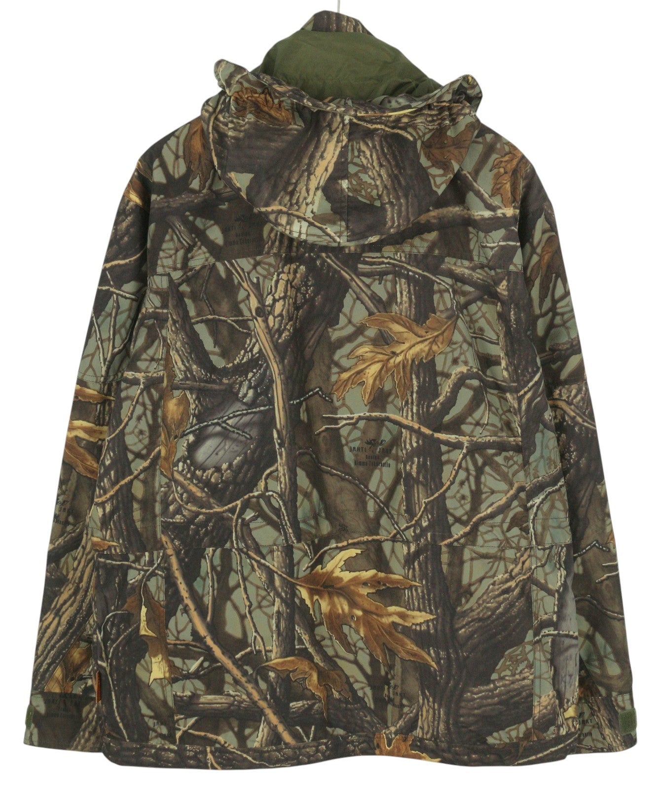 JAHTI JAKT Men Jacket M Patterned Hooded Hunting Drawstring Waist Lightweight