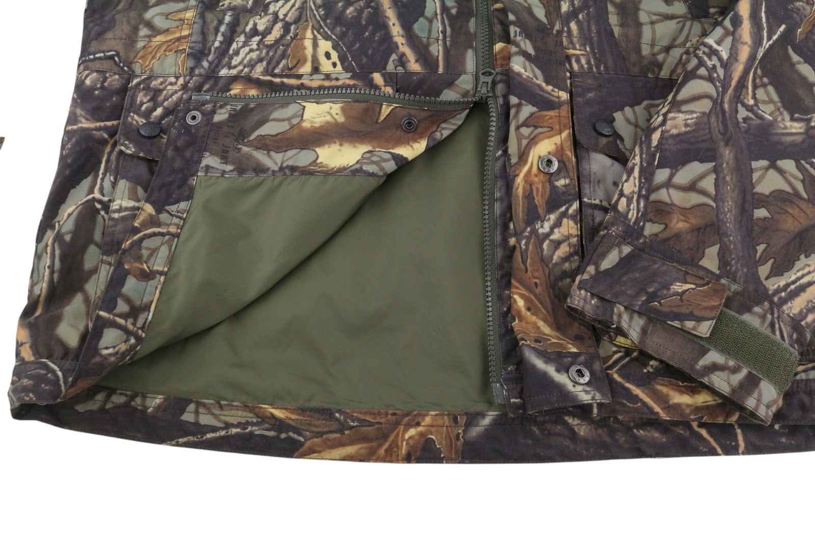 JAHTI JAKT Men Jacket M Patterned Hooded Hunting Drawstring Waist Lightweight