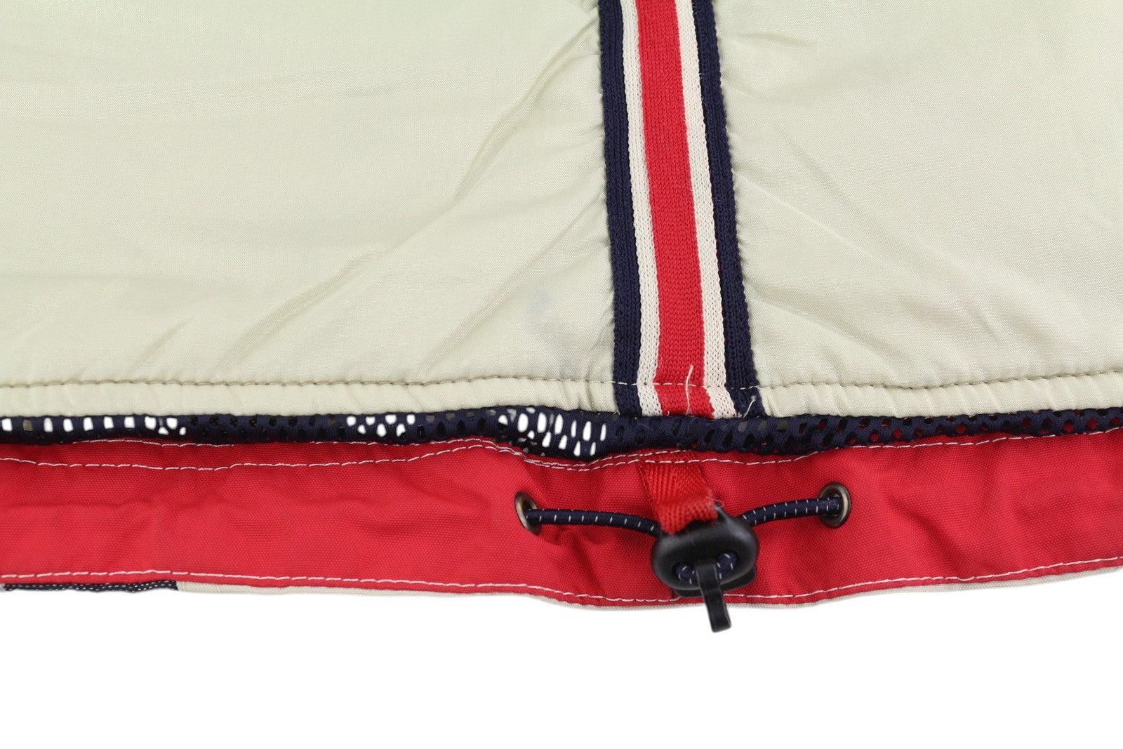 COLMAR Women Jacket 44 Red Vintage Hidden Hood Full Zip Pockets Lightweight