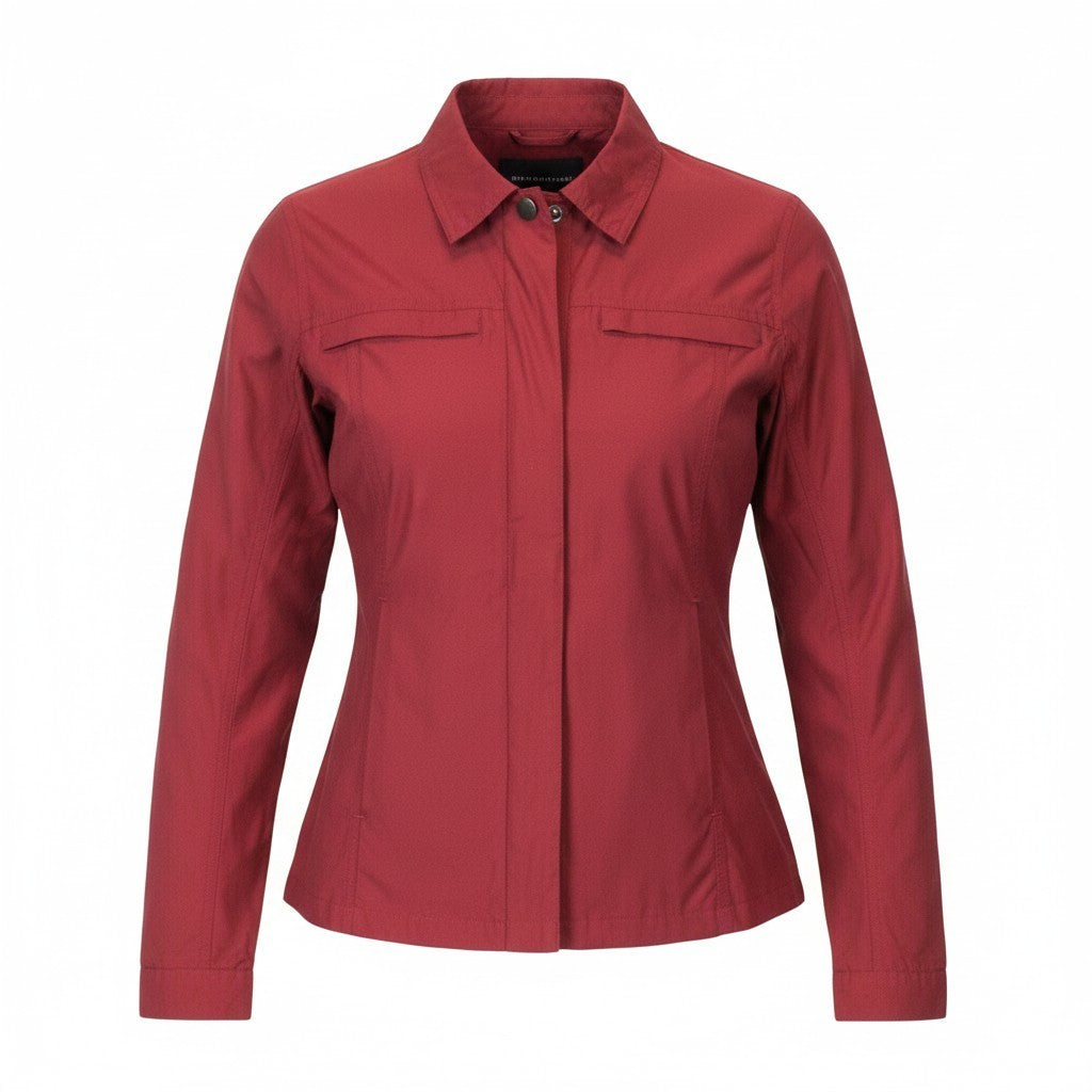 Red Polyamide Jacket