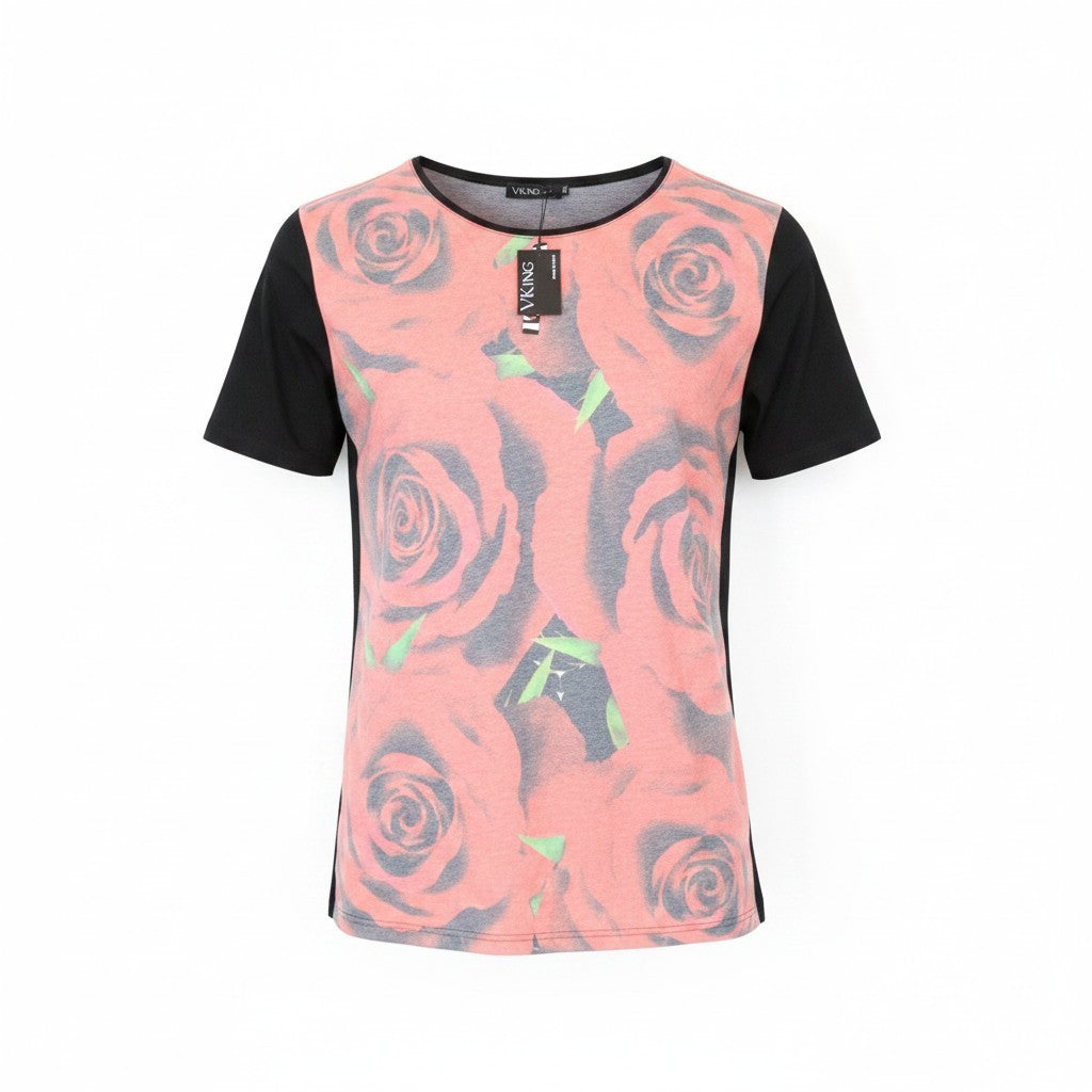 Rotes Twill-T-Shirt