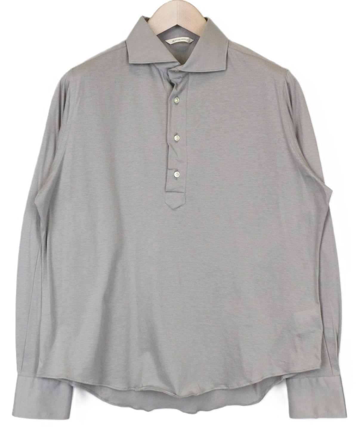 Graues Twill-T-Shirt