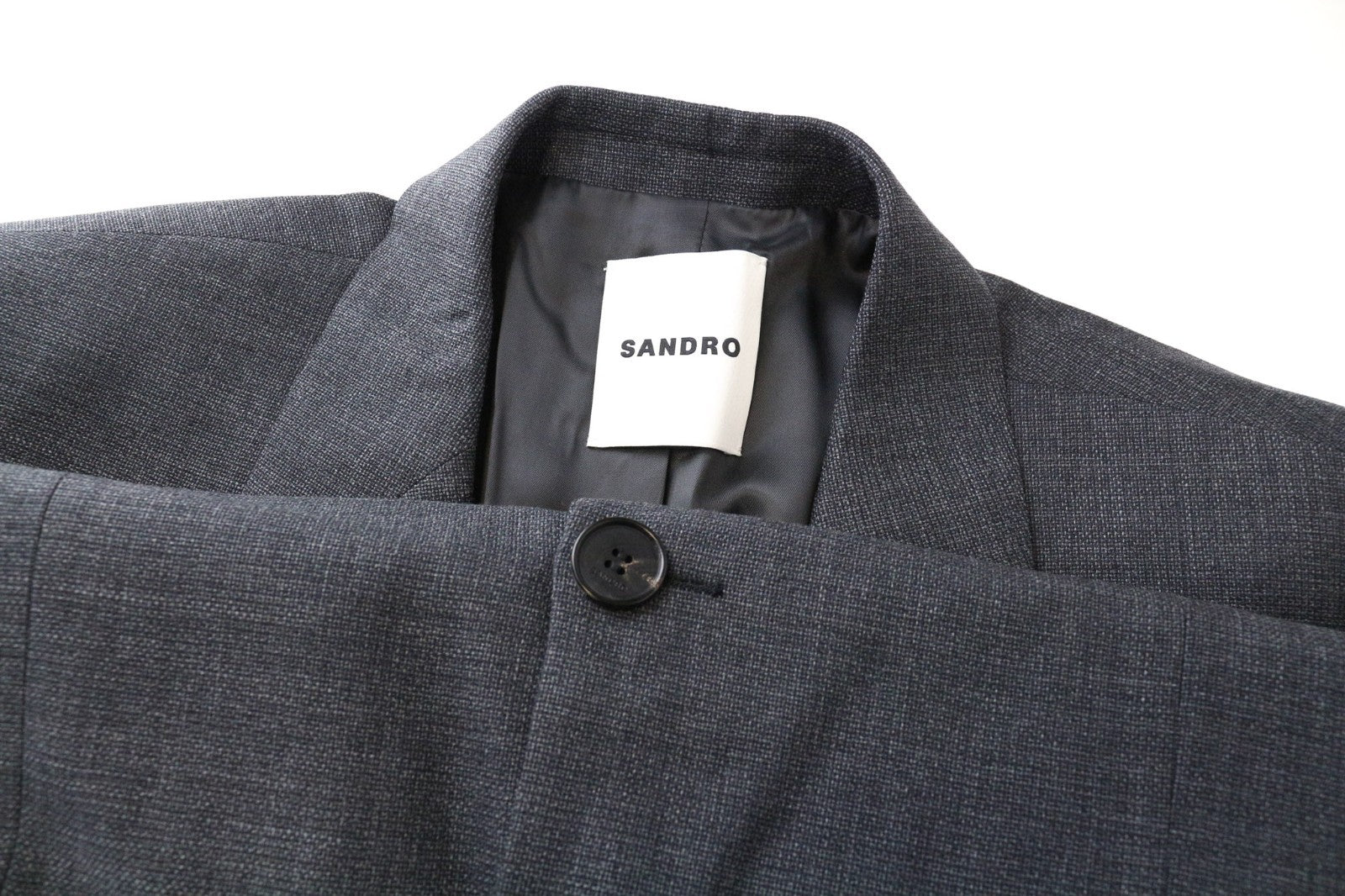 Grey Wool Blazer