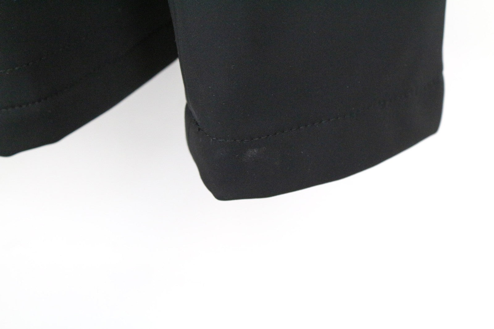 SANDRO Men's Jacket XS Black Tech Parka Hooded Drawstring Stretch Outerwear