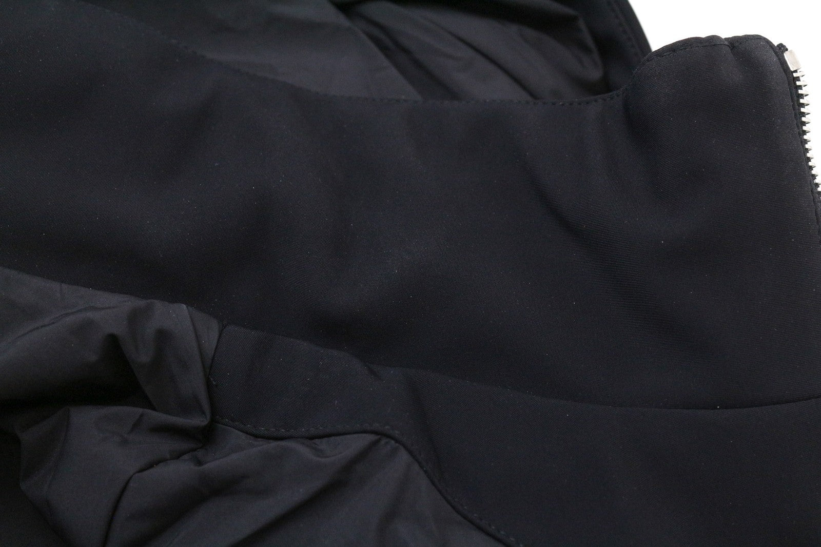 SANDRO Men's Jacket XS Black Tech Parka Hooded Drawstring Stretch Outerwear