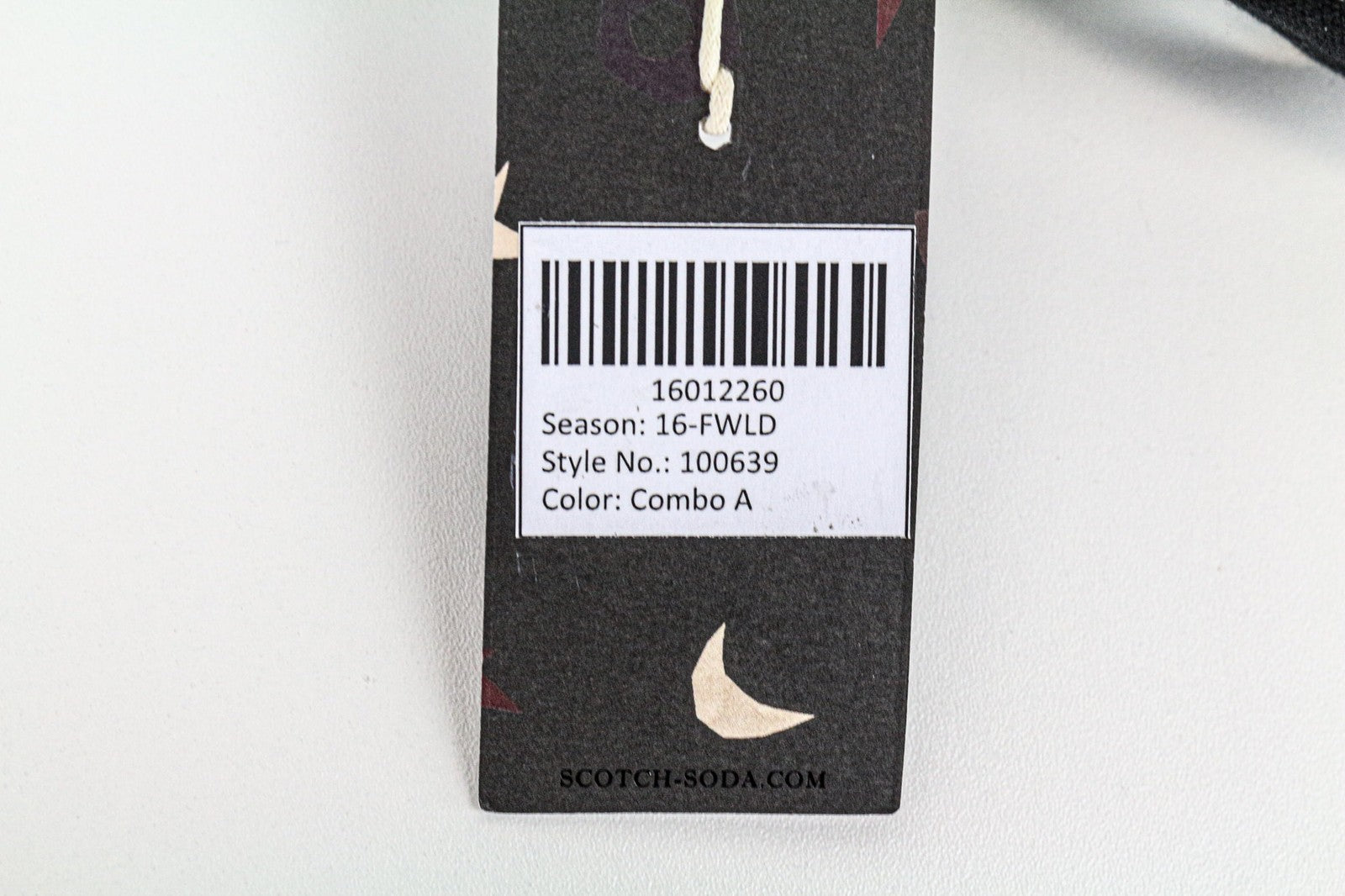 SCOTCH & SODA Women's Bag One Size Light Blue Woven Knit Logo Lined Tassels