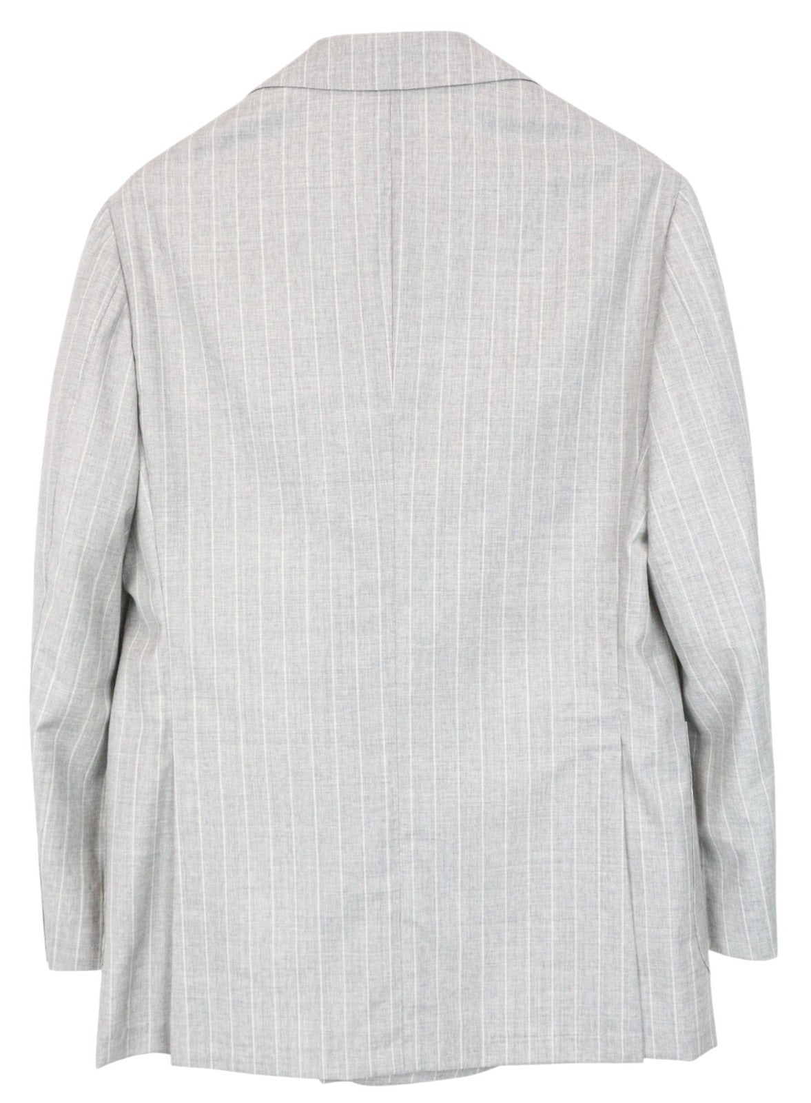 SUITSUPPLY Havana Double Breasted Men's Suit UK38R Grey Striped Wool S130 Slim