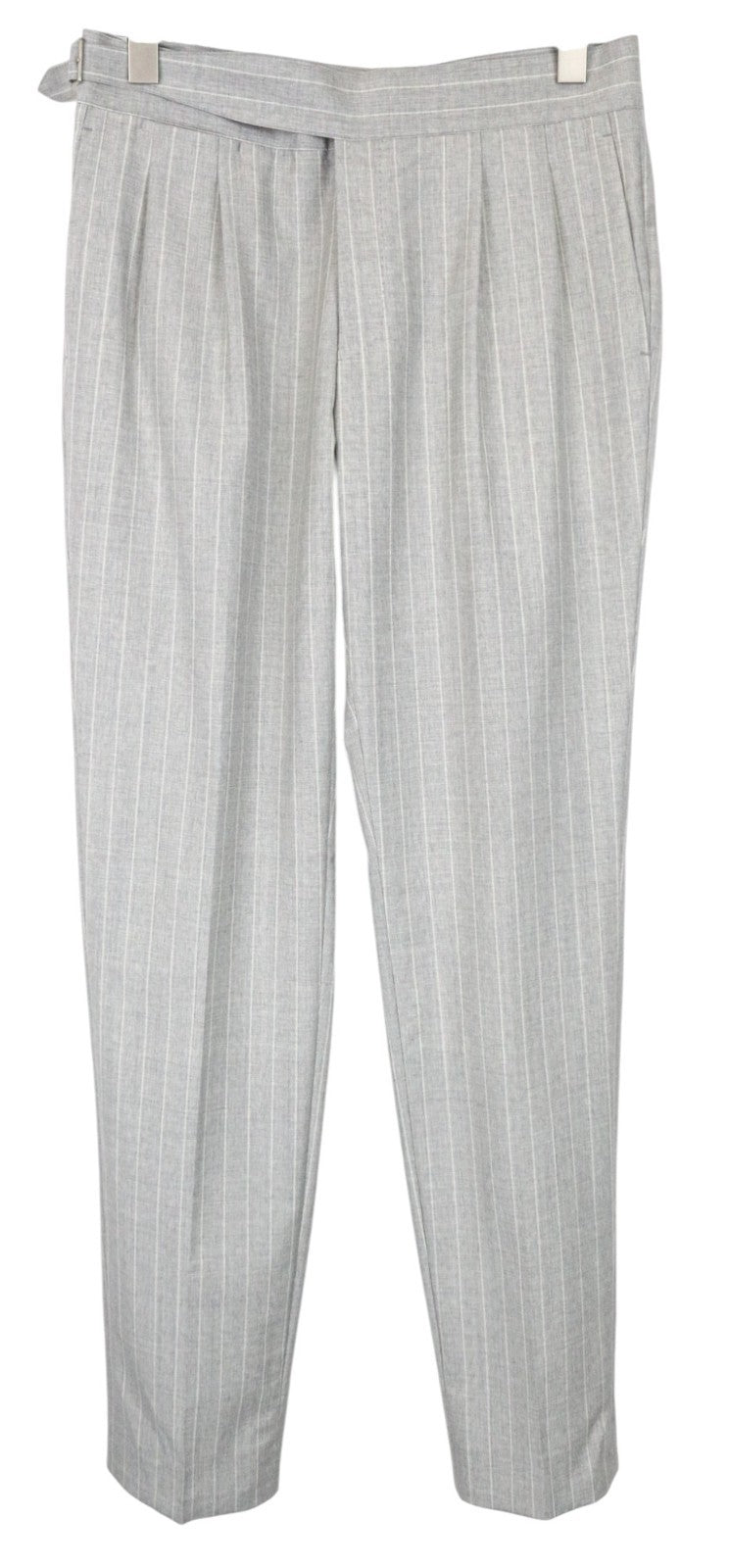 SUITSUPPLY Havana Double Breasted Men's Suit UK38R Grey Striped Wool S130 Slim