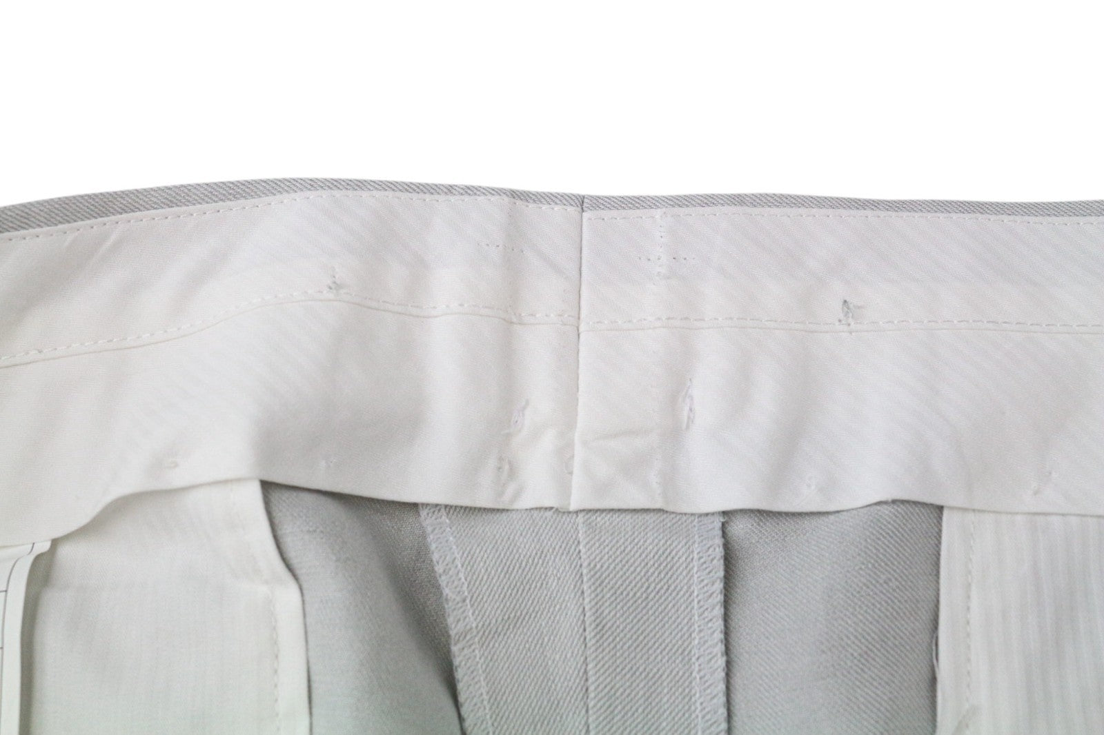 SUITSUPPLY Havana Patch Men's Suit UK38R Grey Slim Half-Lined Linen Cotton 2Pc