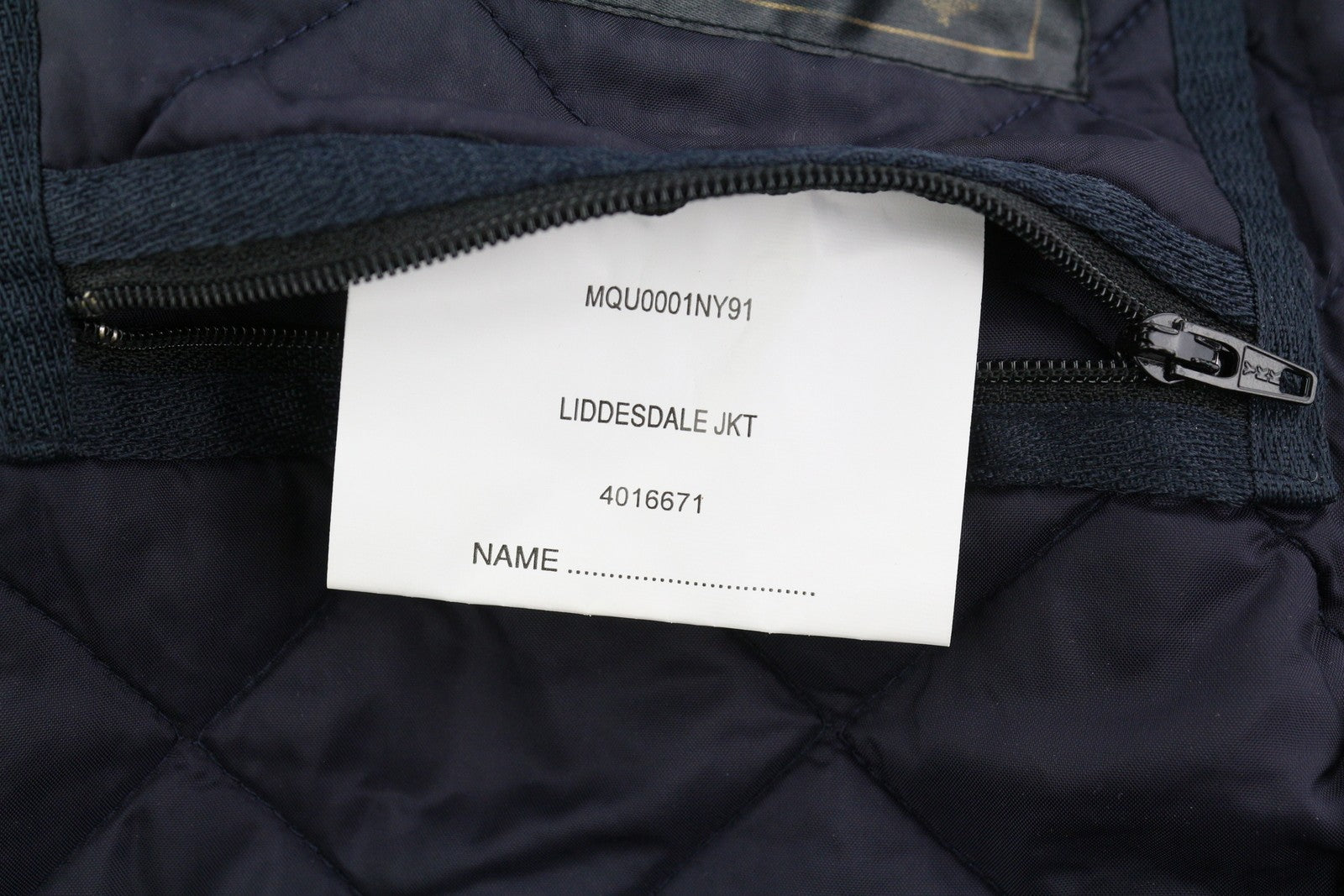 BARBOUR Liddesdale Men Jacket S Dark Blue Snap Buttons Quilted Corduroy Neck