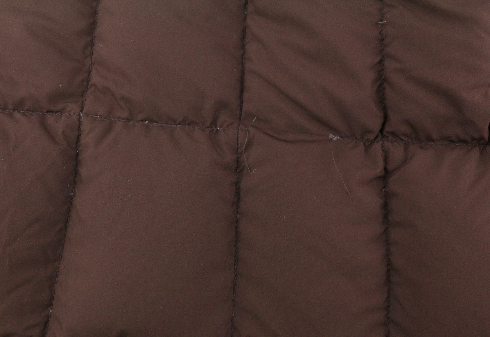 THE NORTH FACE Women Jacket S Brown 600 Down Filled Quilted High Neck Mid-Length