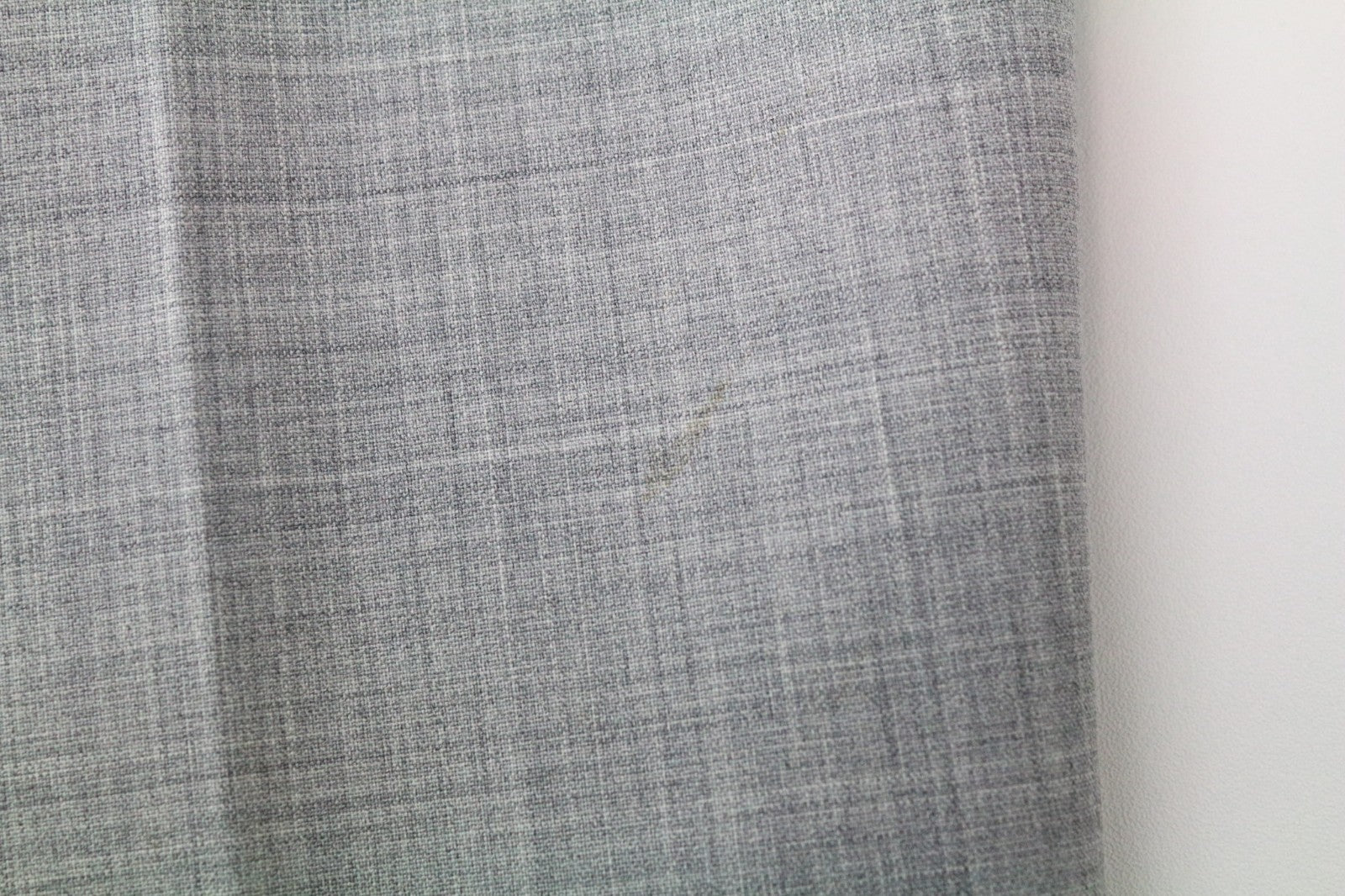 SUITSUPPLY Soho Turn Up Men's Trousers UK44R Grey Melange Wool Flat Slim Front