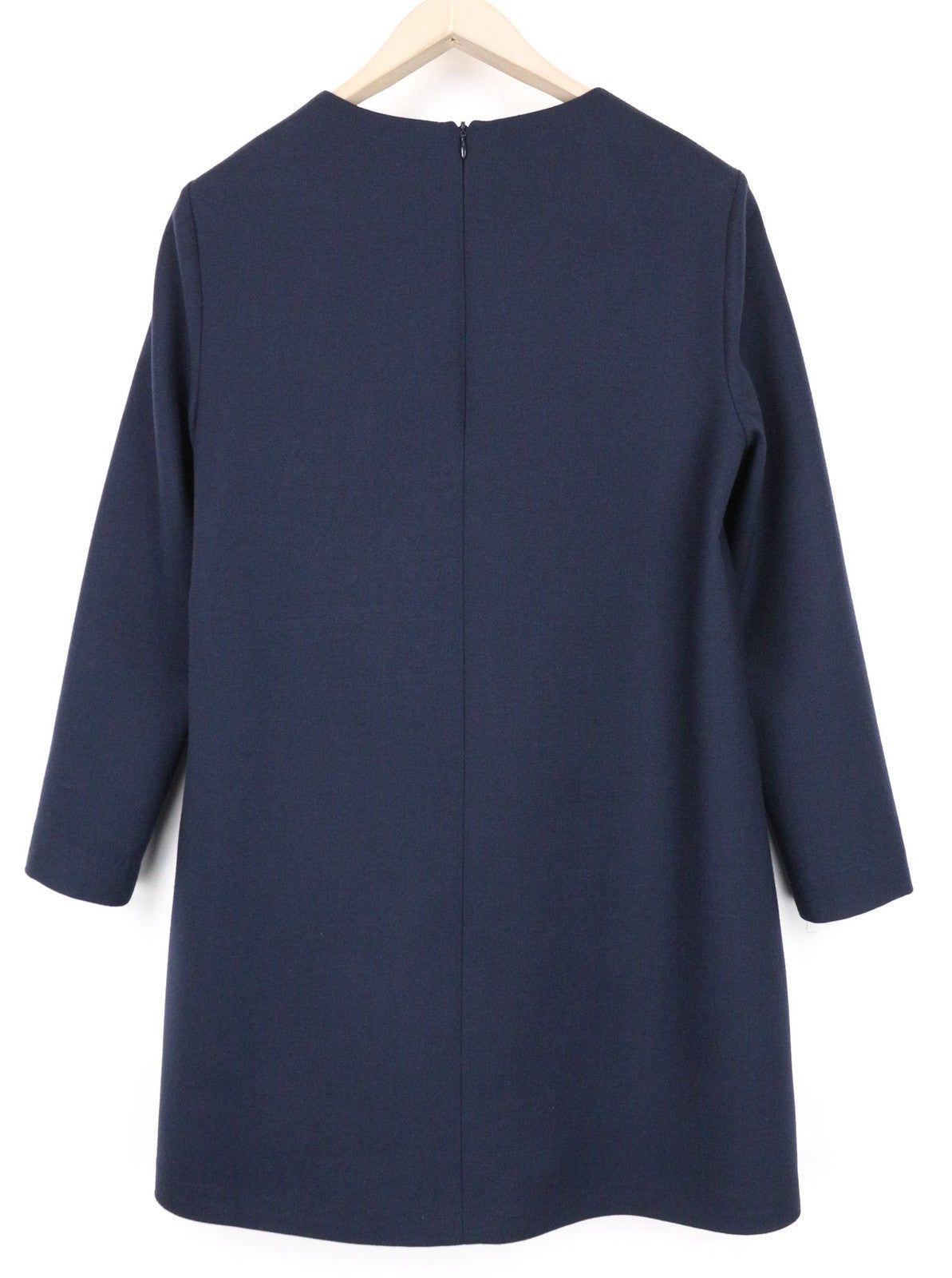 SUISTUDIO Camden Women's Dress UK14R Navy Wool Slim Mini Tunic Formal Classic