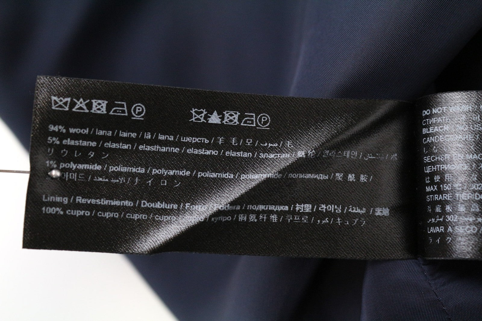 SUISTUDIO Camden Women's Dress UK14R Navy Wool Slim Mini Tunic Formal Classic