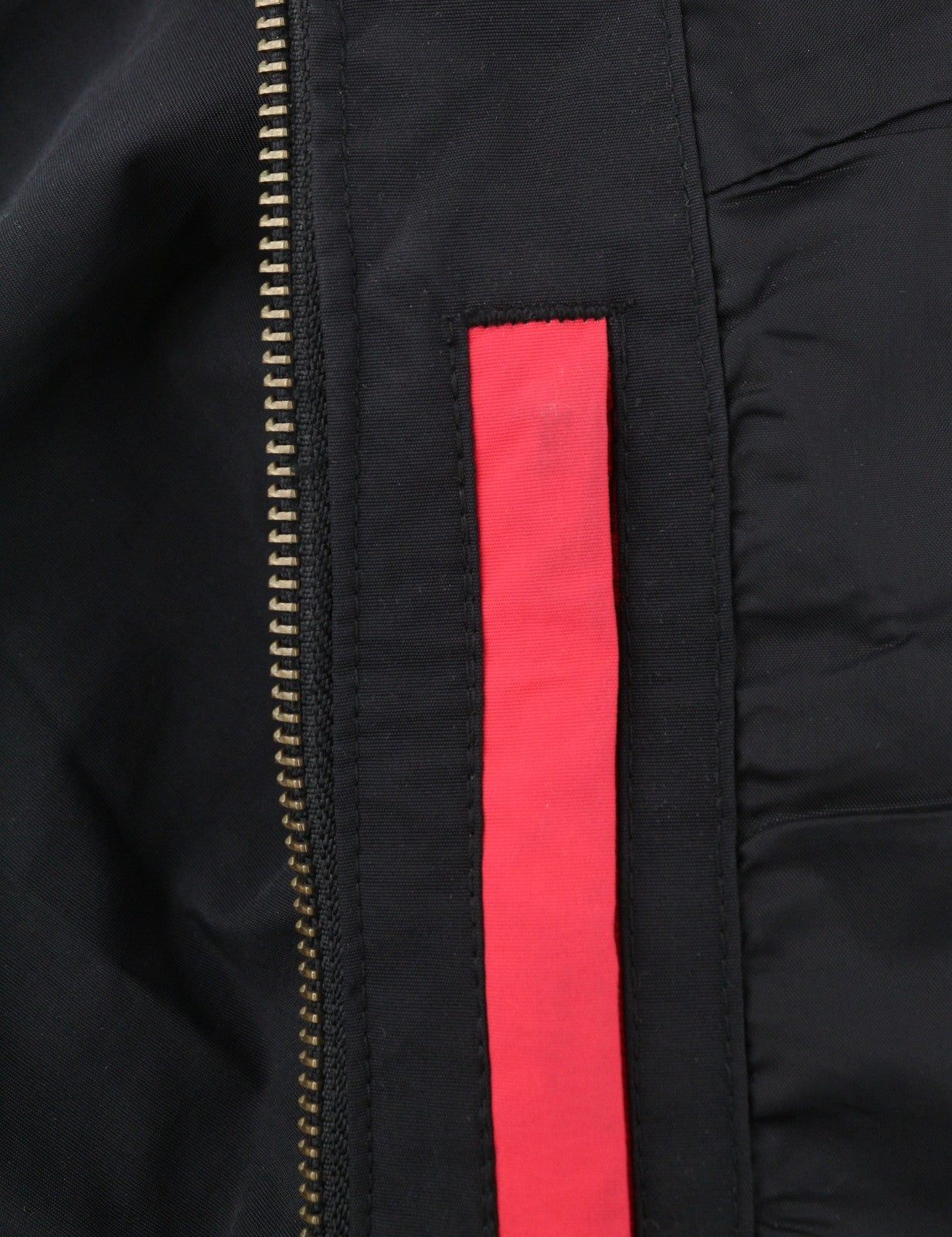 GANT Men Jacket M Black Full Zip High Neck Lined Pockets Logo Nylon Lightweight