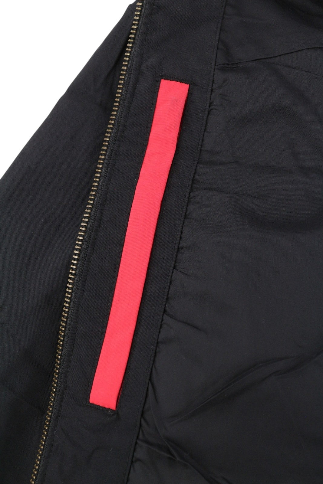 GANT Men Jacket M Black Full Zip High Neck Lined Pockets Logo Nylon Lightweight