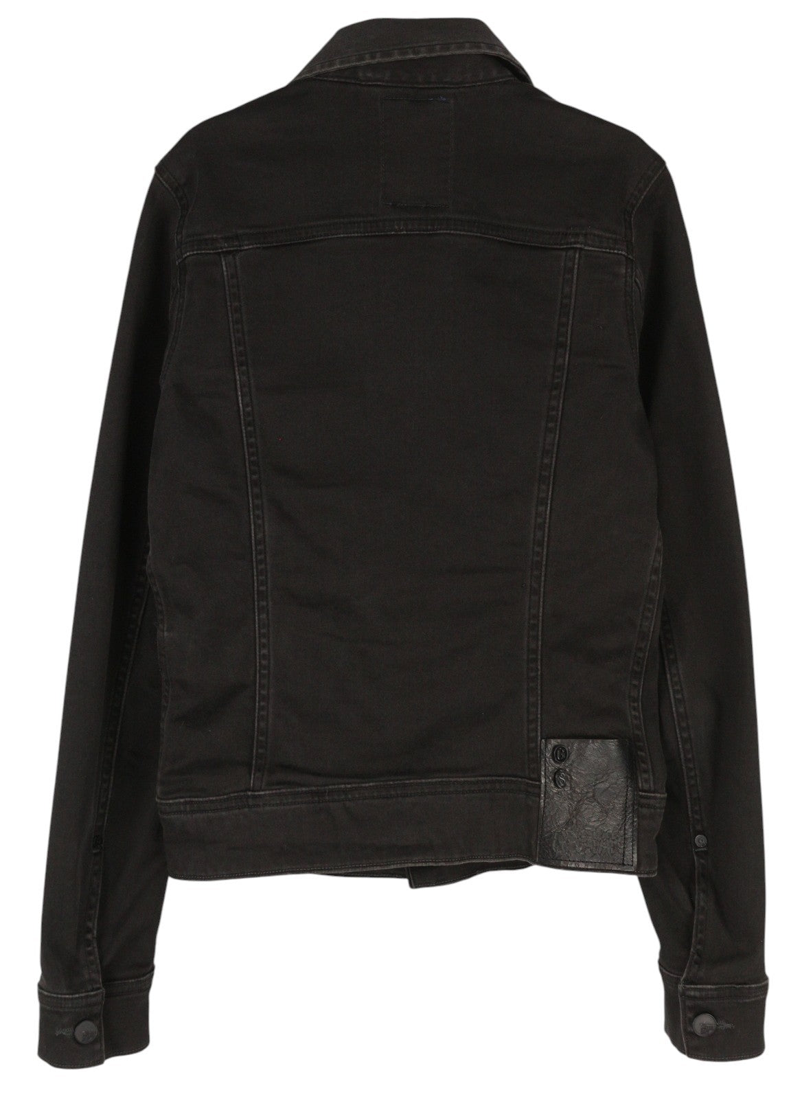 G-STAR Fender Slim Tailor Jkt Women Jacket XS Black Denim Stretch Button-Up