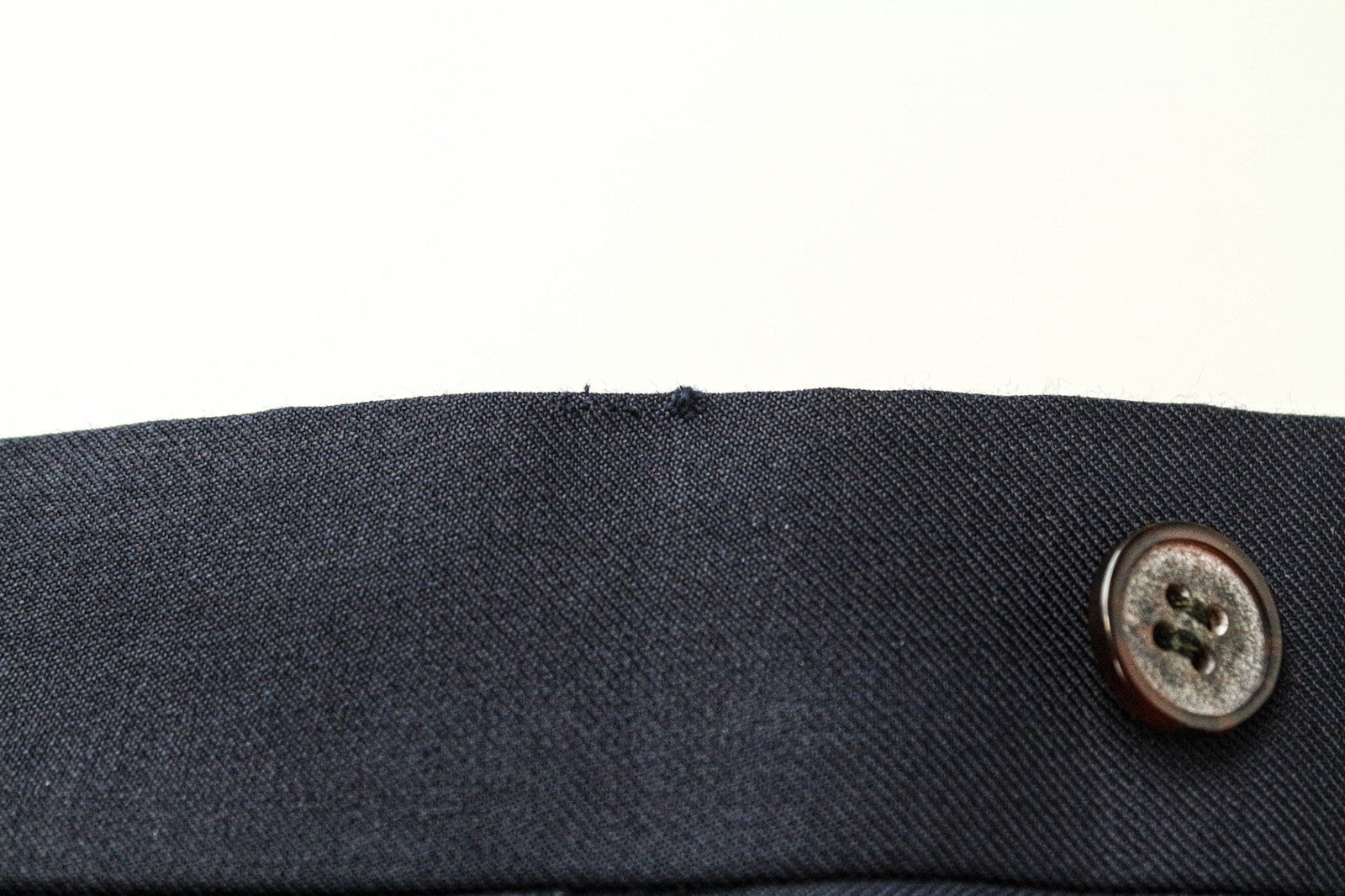 SUITSUPPLY Brescia Men's Trousers UK38R Navy Blue Pure Wool Pleated Formal