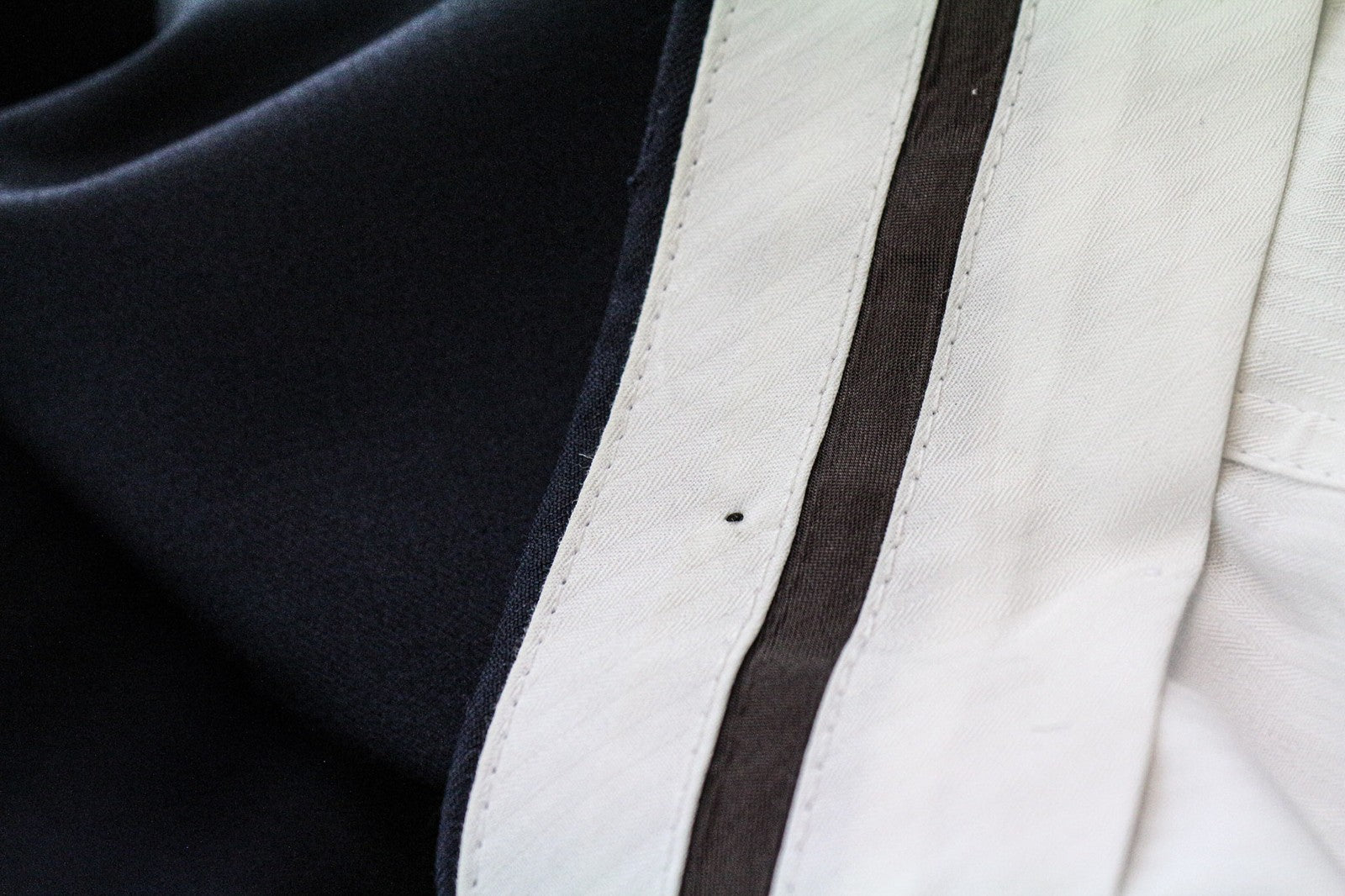 SUITSUPPLY Brescia Men's Trousers UK38R Navy Blue Pure Wool Pleated Formal