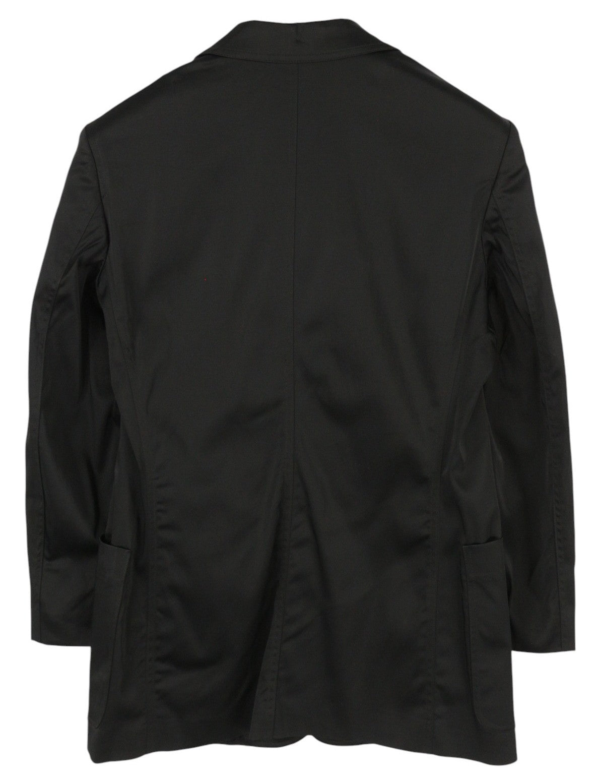 GIANFRANCO FERRE Women Jacket 42 Black Button-Up Notch Lapel Vintage Lightweight