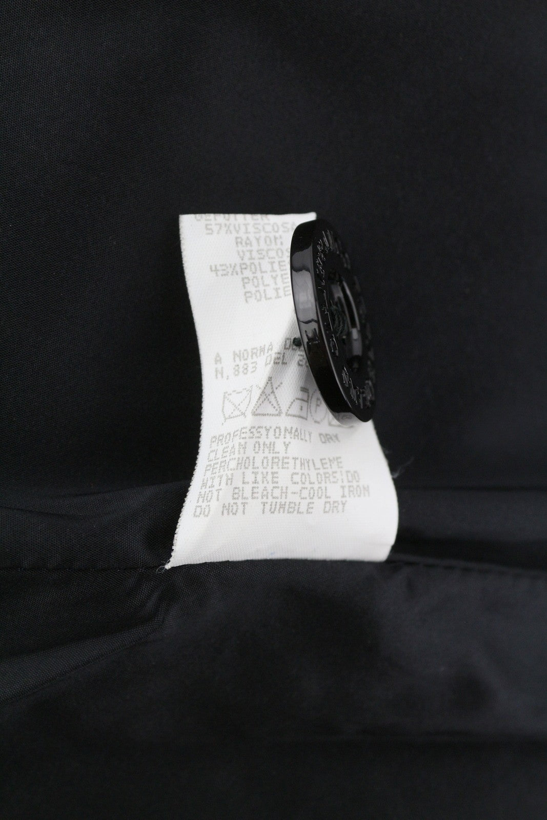 GIANFRANCO FERRE Women Jacket 42 Black Button-Up Notch Lapel Vintage Lightweight