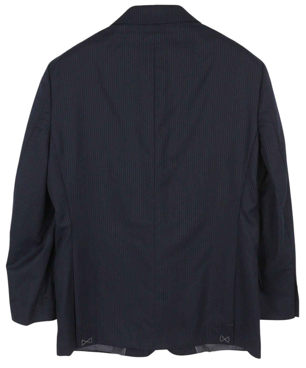 BROOKS BROTHERS 346 Regent Fit Men Blazer UK42 Blue Wool Pinstriped Notch Lapel