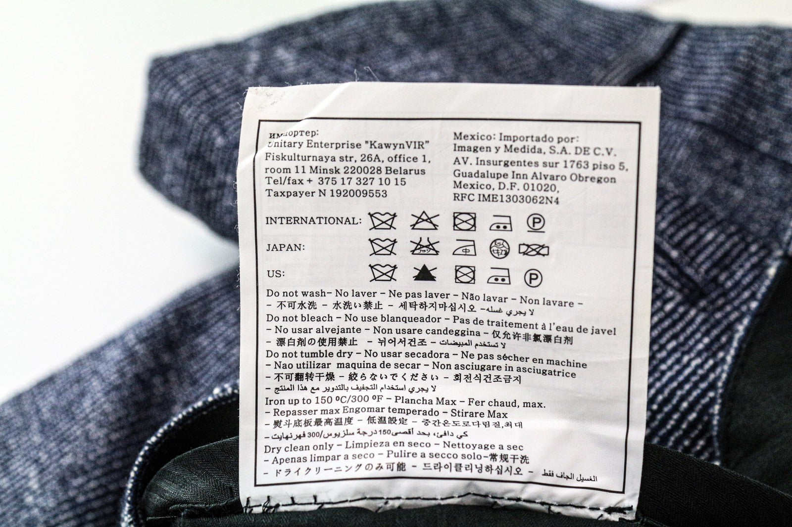 SUITSUPPLY Brescia Men's Trousers UK42L Blue Pattern Linen Silk Cotton Blend