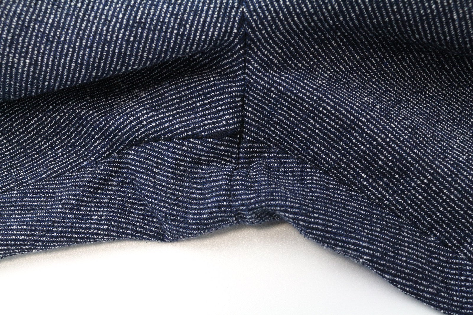 SUITSUPPLY Brescia Men's Trousers UK42L Blue Pattern Linen Silk Cotton Blend