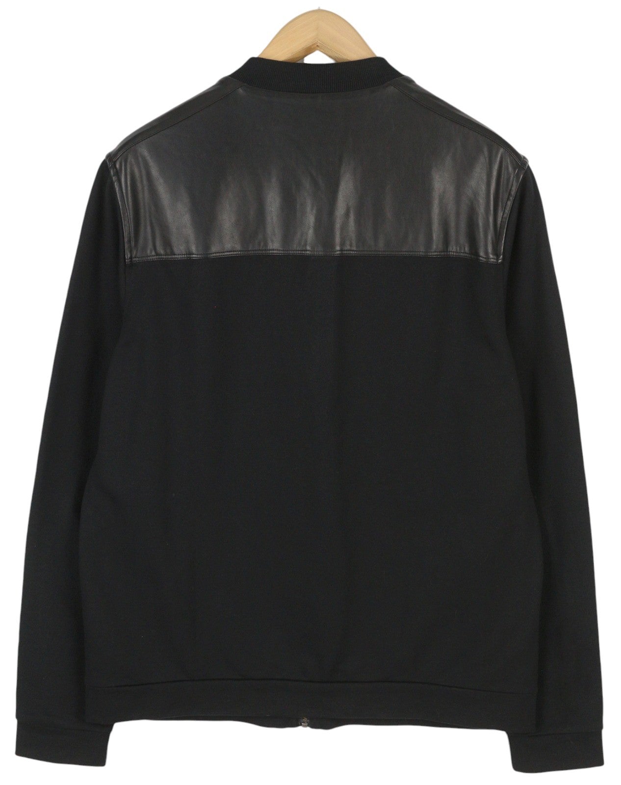 HUGO BOSS Casino 04 Men Jacket L Black Regular Fit Full Zip Lightweight Bomber