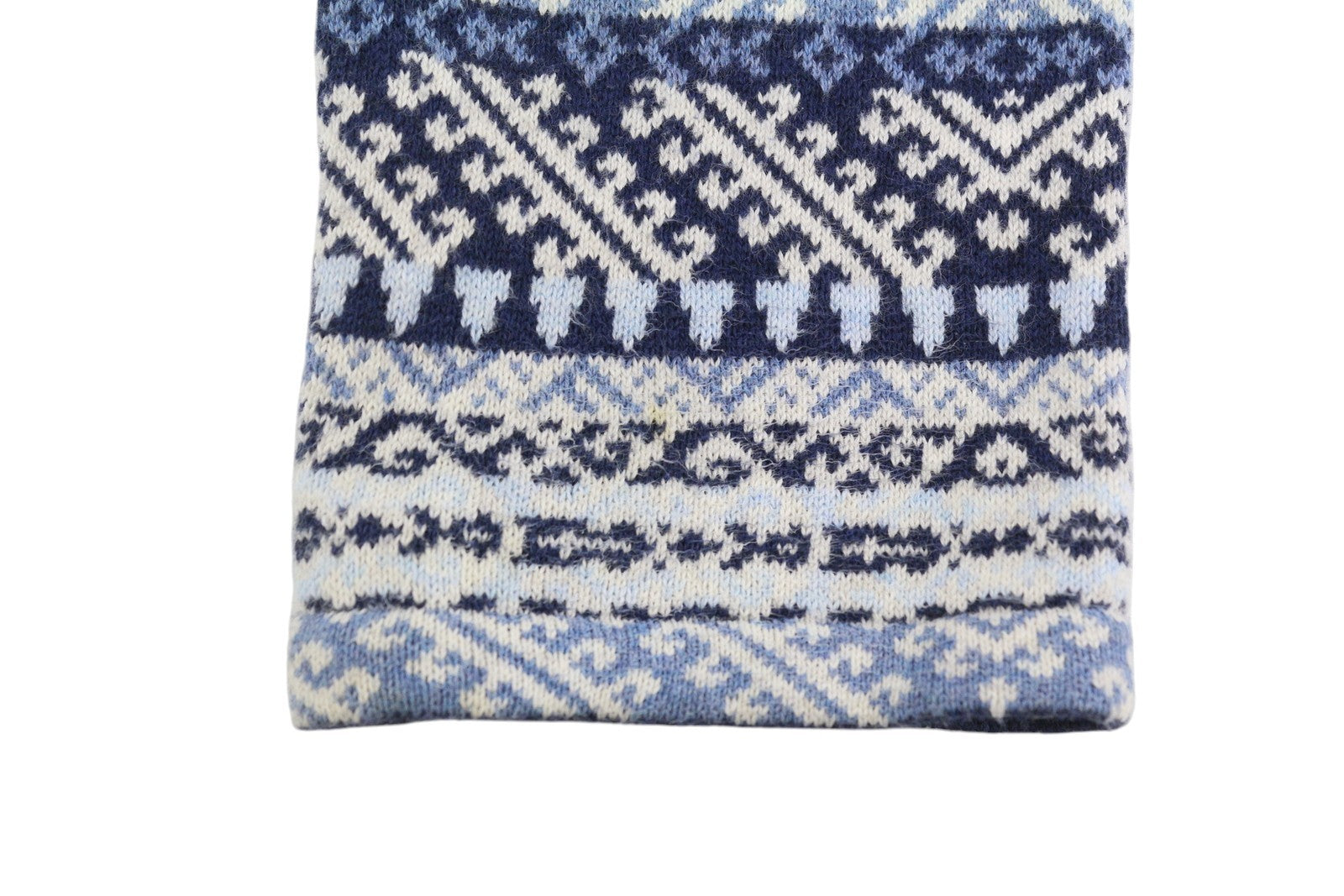 ODD MOLLY 616M-654B Women Jumper XS Blue Patterned Knitted Straps Logo Cardigan