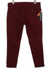 Red Cotton Trousers