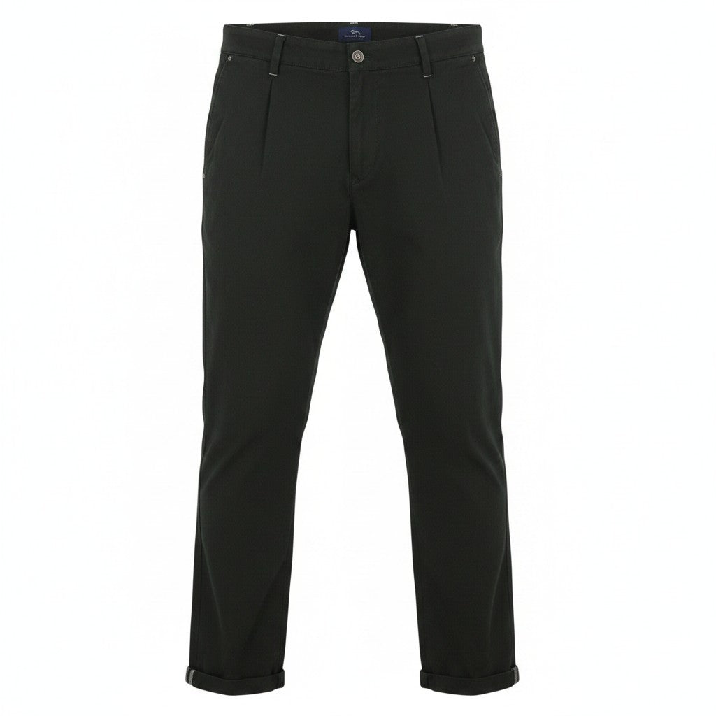 Schwarze Baumwollhose