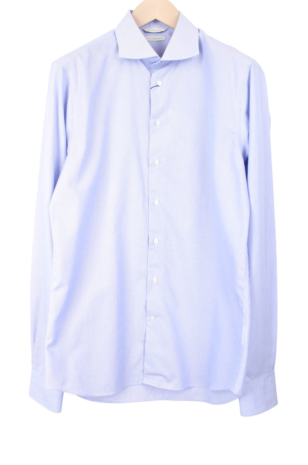 Blaues Twill-Hemd