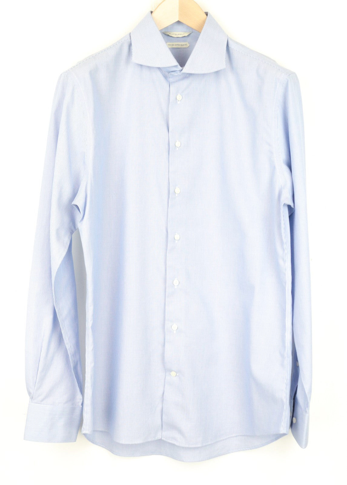 Blaues Twill-Hemd