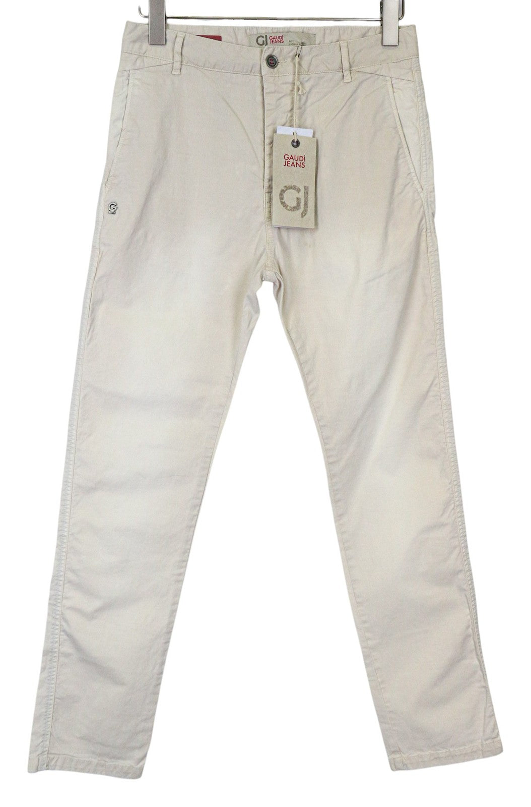 Beige Twill-Hose