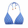 Blue Polyester Swimwear