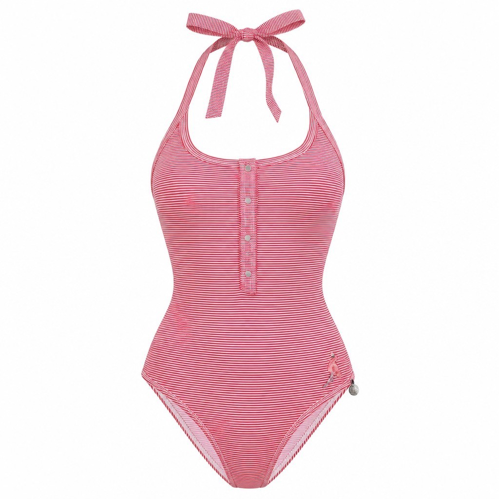 Rote Polyester-Badebekleidung