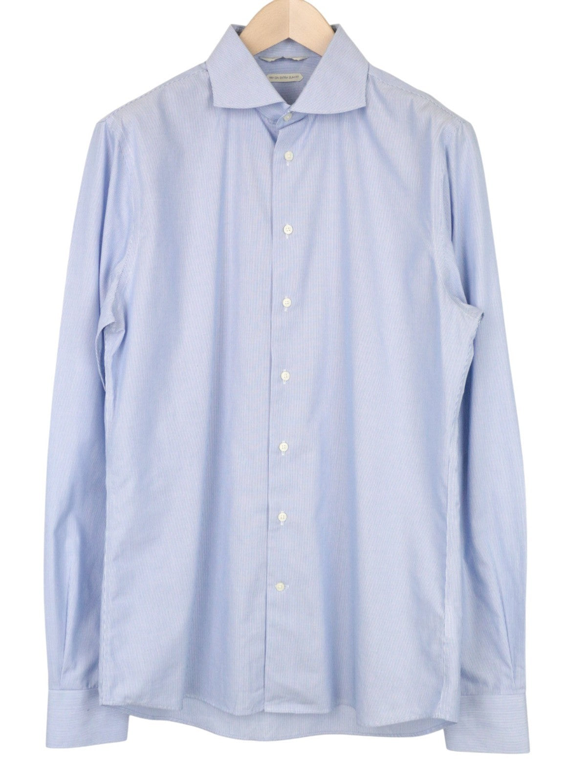 Blaues Twill-Hemd
