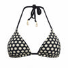 Black Polyester Swimwear