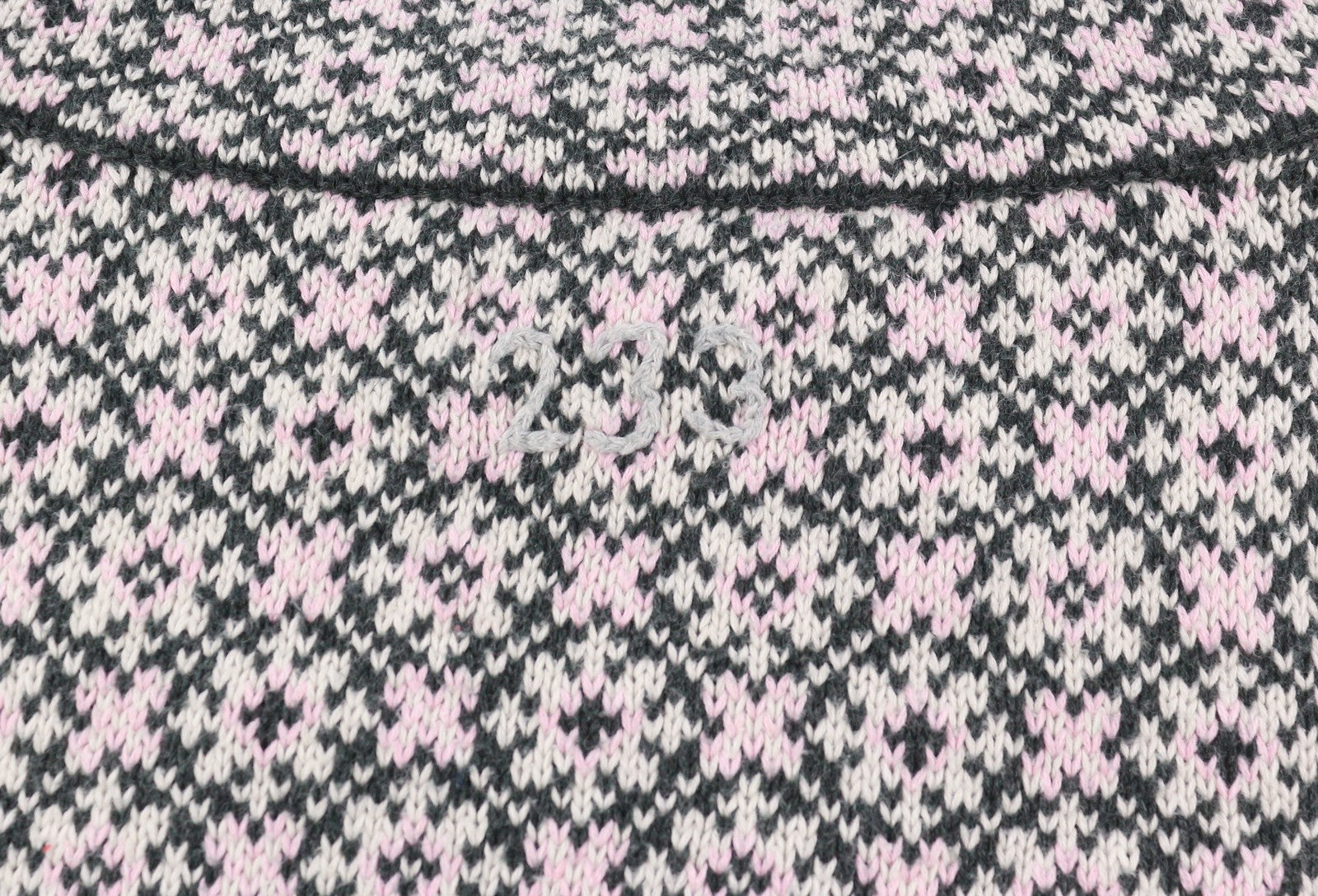 ODD MOLLY M115-233 Women Jumper XS Pink Patterned Cotton Knitted Logo Cardigan