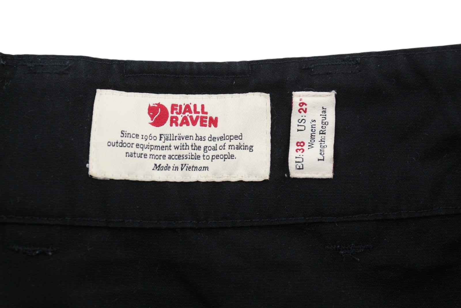FJALLRAVEN 89330 Vidda Pro Ventilated Women Trousers W29 G-1000 Trekking Black
