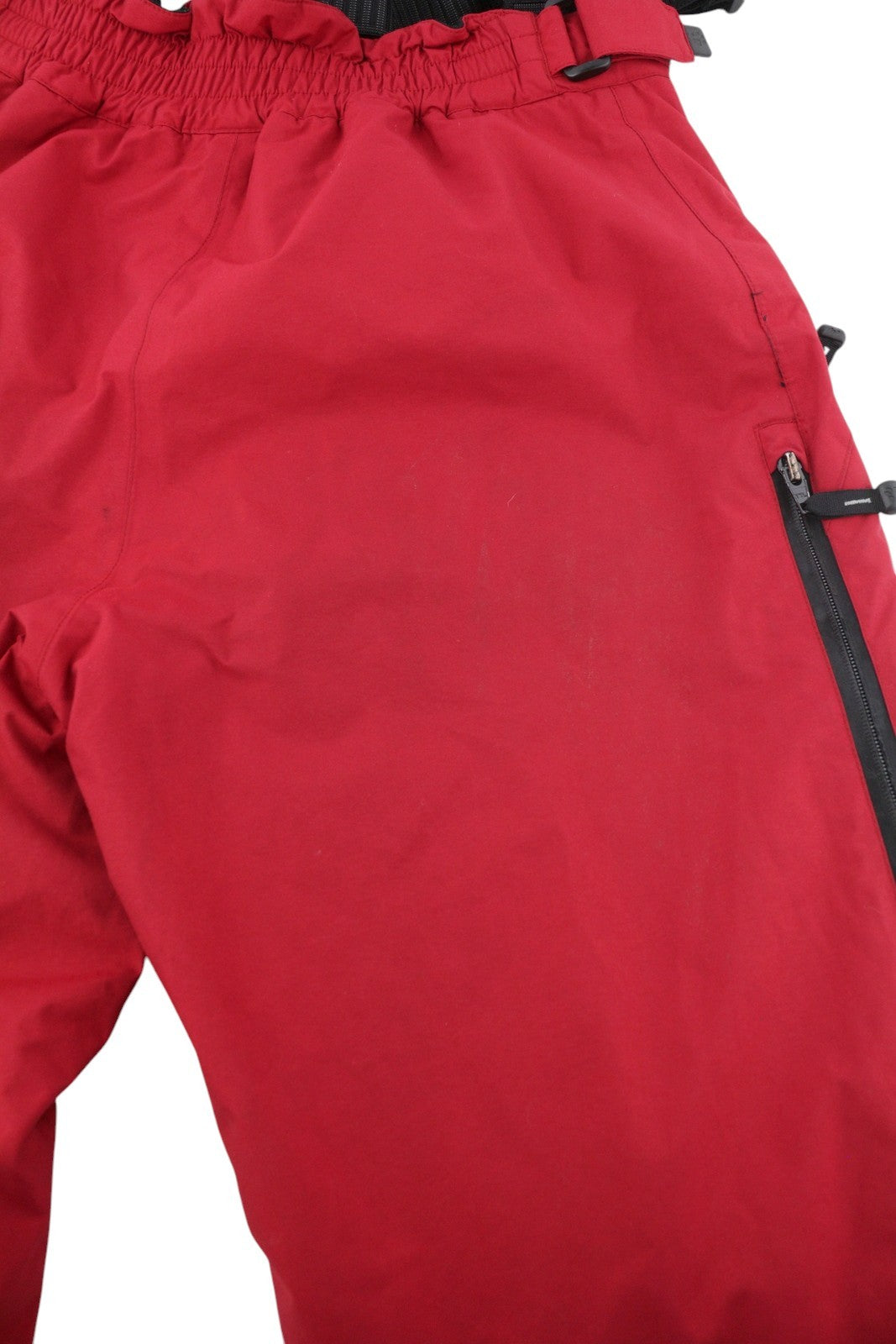 JACK WOLFSKIN Women Trousers L EU42 Red Recco Texapore Salopettes Skiing Pants