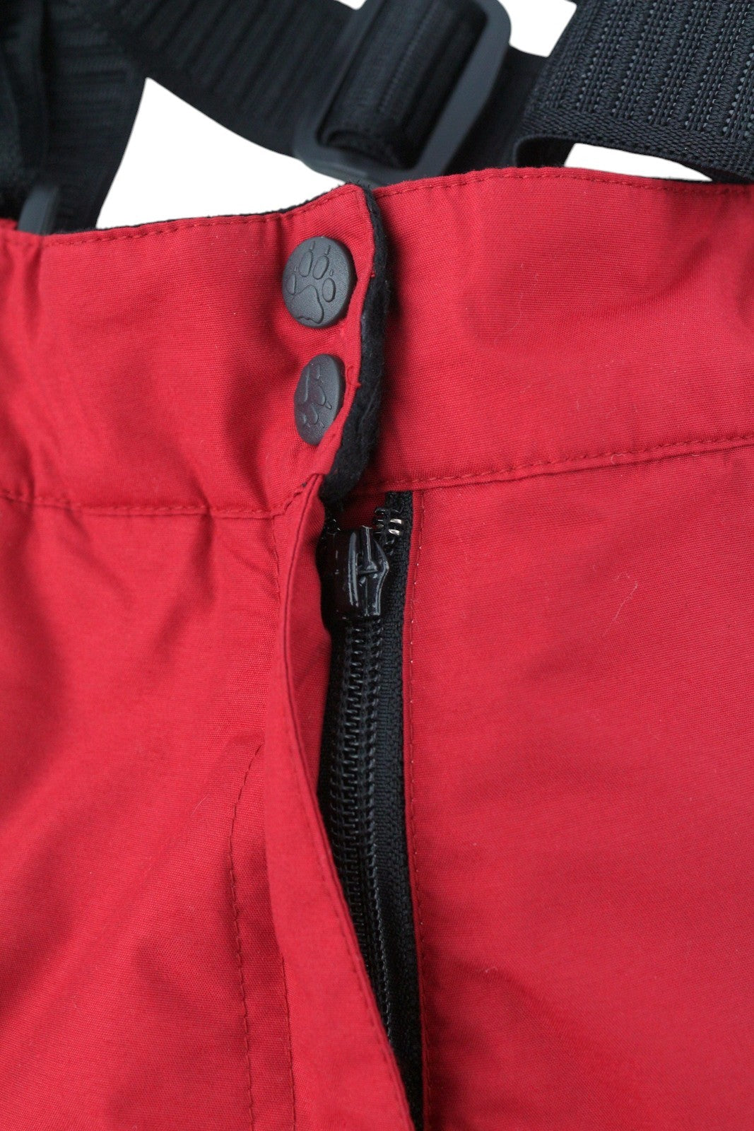 JACK WOLFSKIN Women Trousers L EU42 Red Recco Texapore Salopettes Skiing Pants