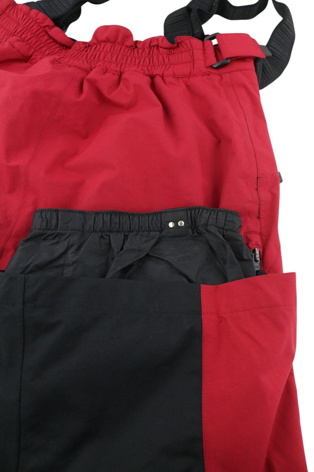 JACK WOLFSKIN Women Trousers L EU42 Red Recco Texapore Salopettes Skiing Pants