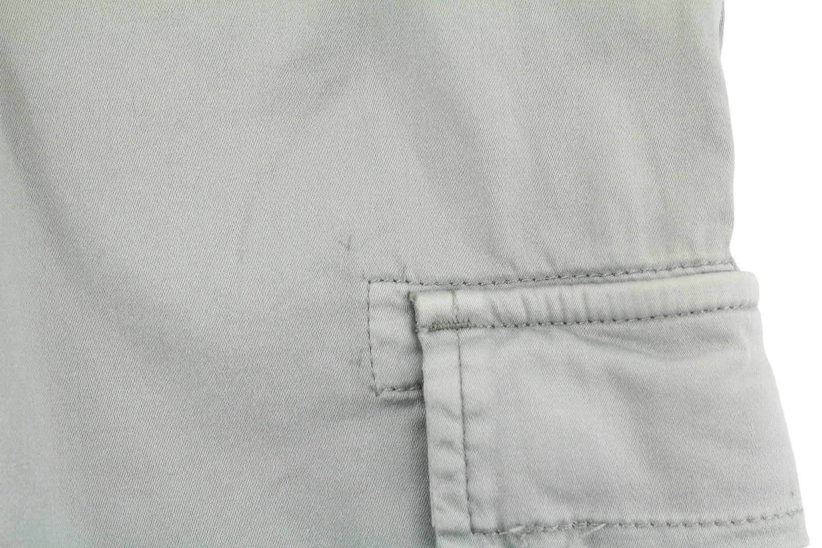 REPLAY W8769B Women Trousers W29 Grey Cargo Cropped Ankle Length Button Fly