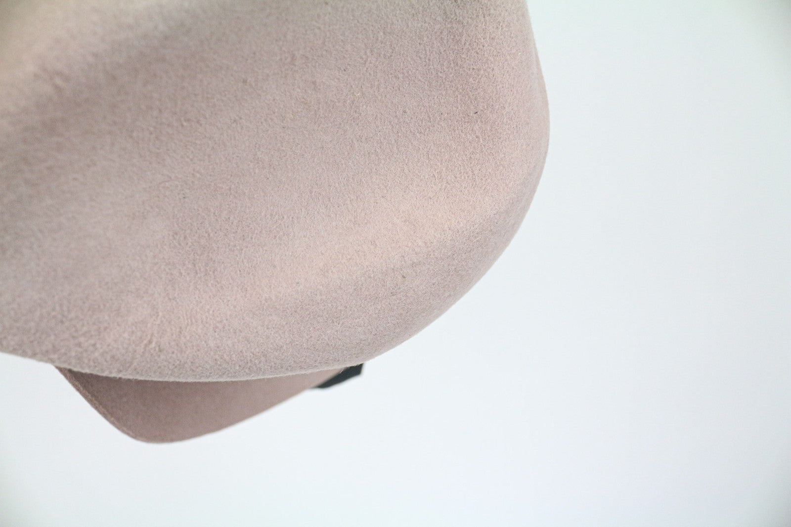 MAISON SCOTCH Women's Hat OS Light Pink Wool Panama Everyday Star Pins Design