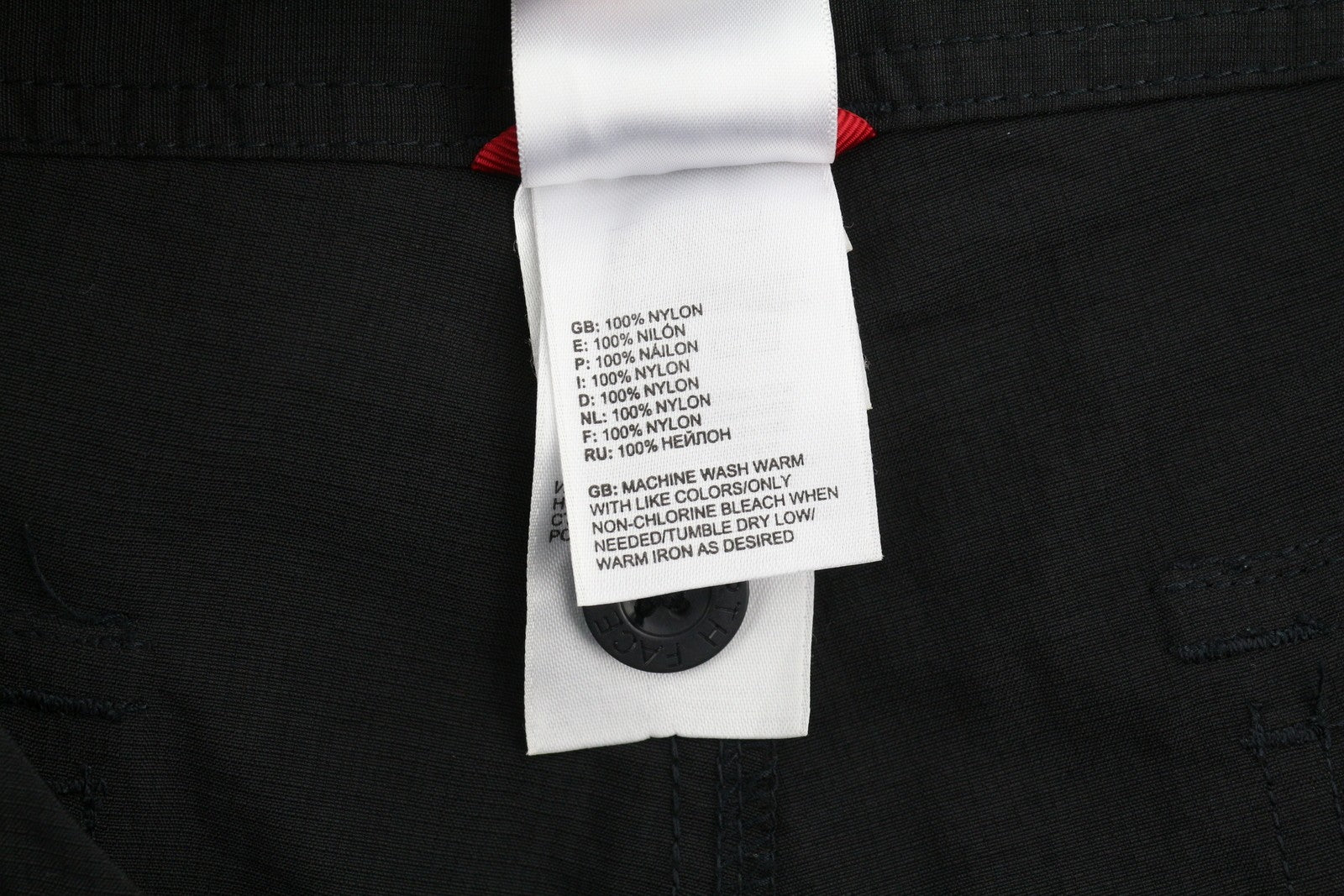 THE NORTH FACE Alam Women Trousers W30 Long Turn-Up Zip Fly Strap Trekking Black