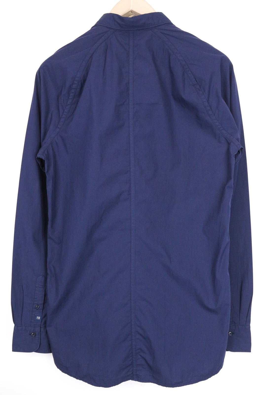 SCOTCH & SODA Ams Couture Men's Shirt M Navy Blue Cotton Long Sleeve Buttoned