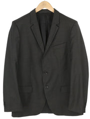 HUGO BOSS Aamon1/Hago Men Blazer US42R Grey Wool Single-Breasted Notch Lapel