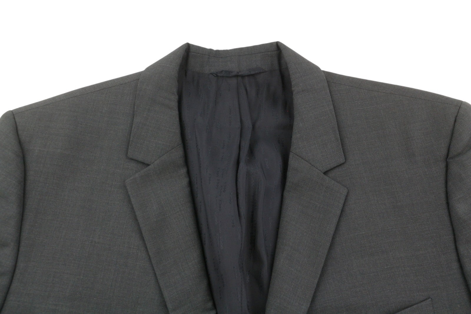 HUGO BOSS Aamon1/Hago Men Blazer US42R Grey Wool Single-Breasted Notch Lapel